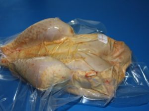 Poulet entier sous vide